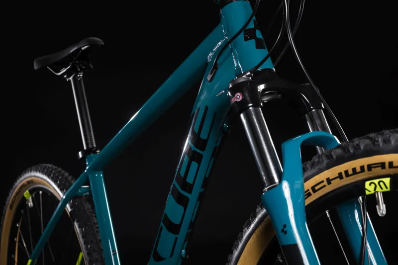 2019 Cube Aim SL Hardtail Mountain Bike in Green-4