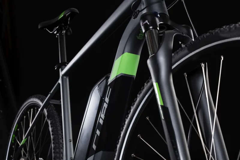 2019 Cube Cross Pro 500 Electric Bike in Grey-4