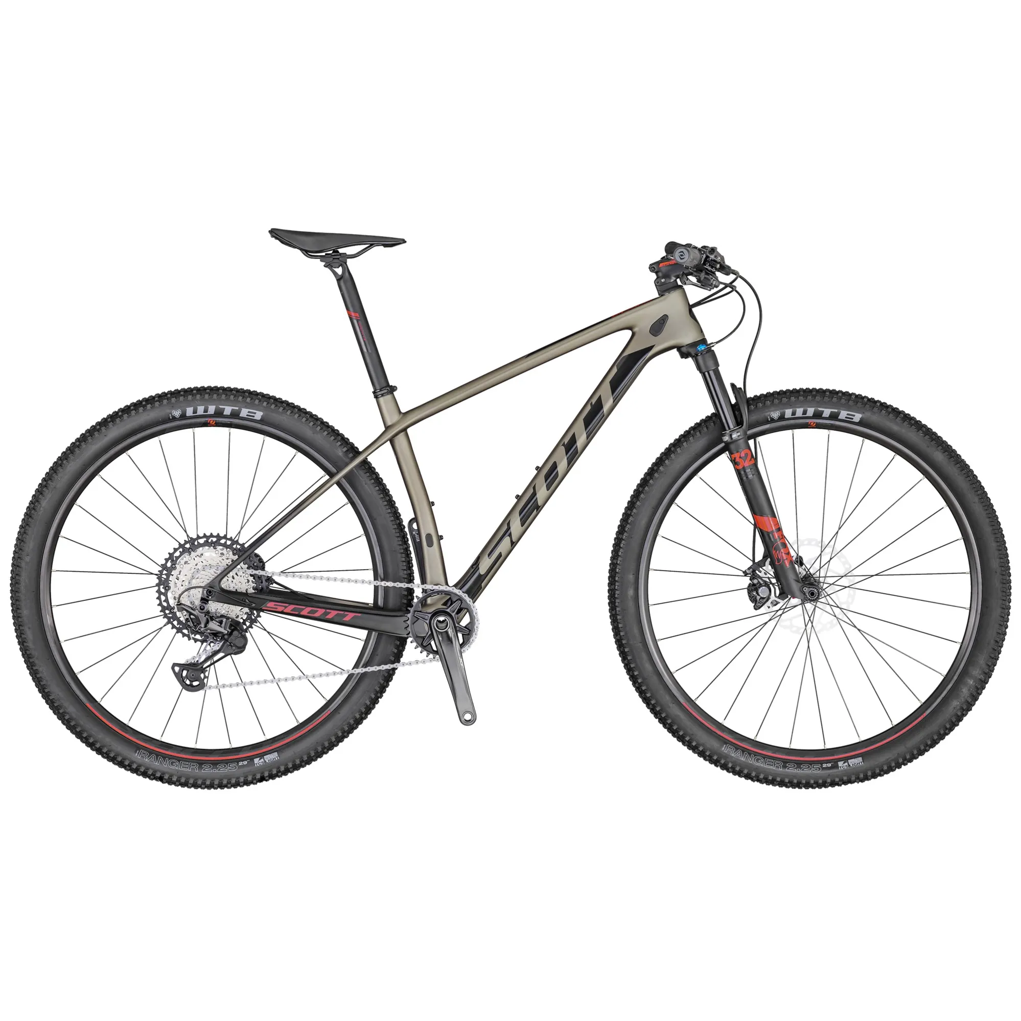 2020 Scott Scale 910 Carbon Hardtail Mountain Bike in Grey