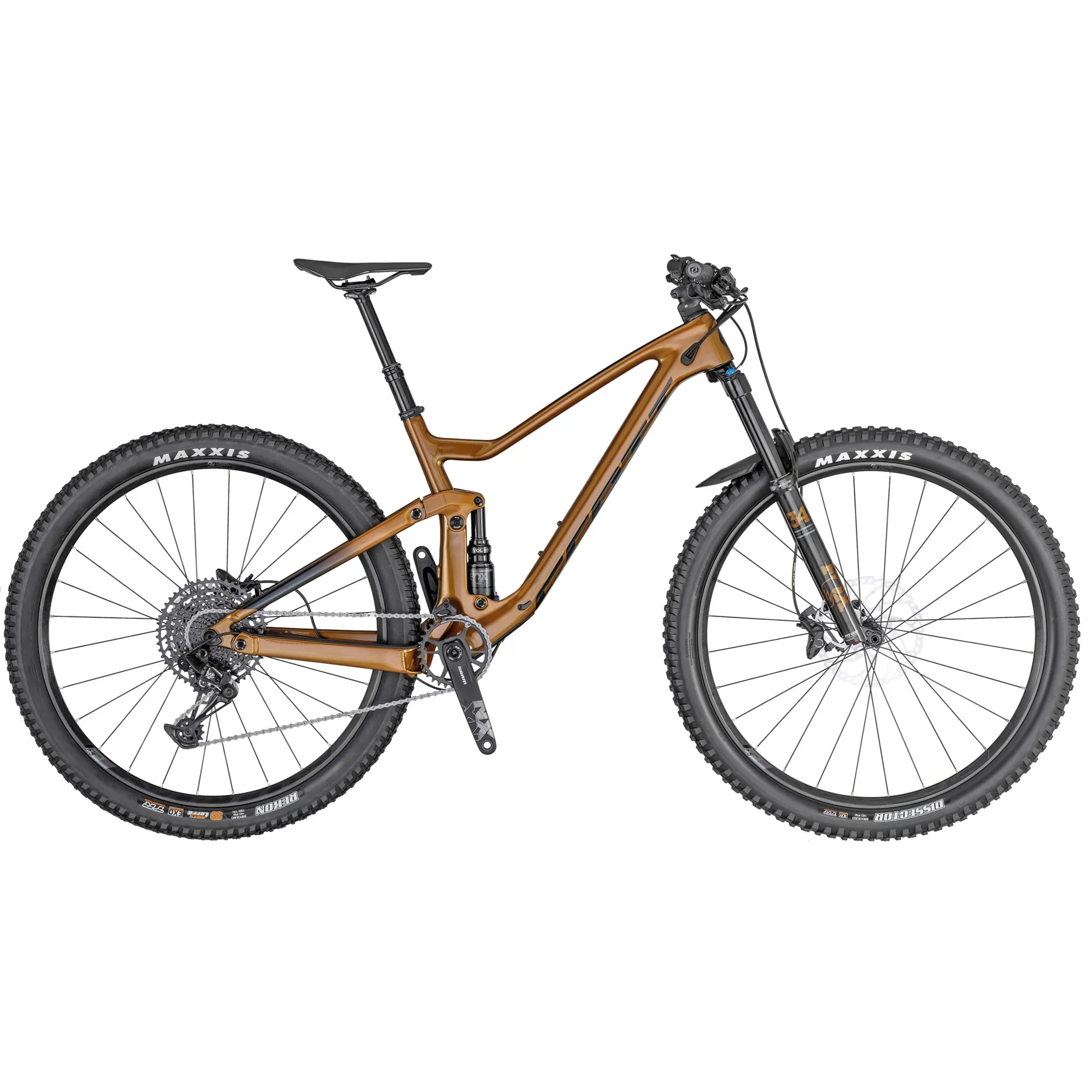 2020 Scott Genius 930 Carbon FS Mountain Bike in Brown