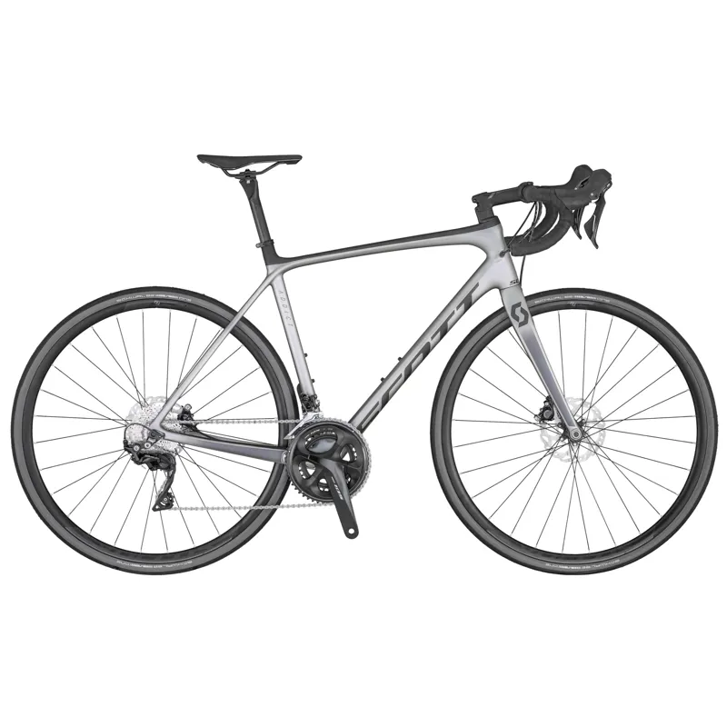 2020 Scott Addict 20 Disc Carbon Road Bike in Grey