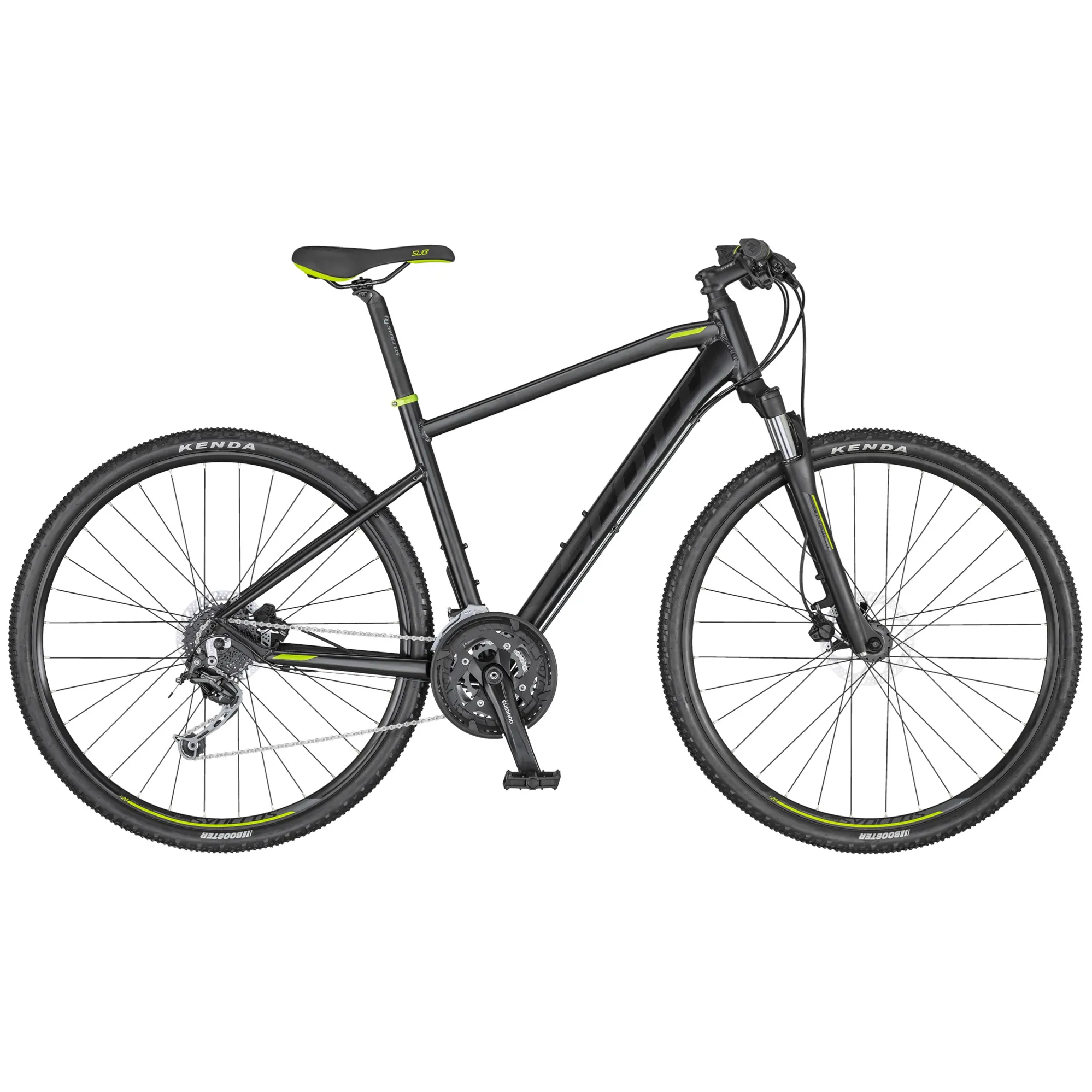 2020 Scott Sub Cross 30 Men Hybrid Bike in Black - Main Image