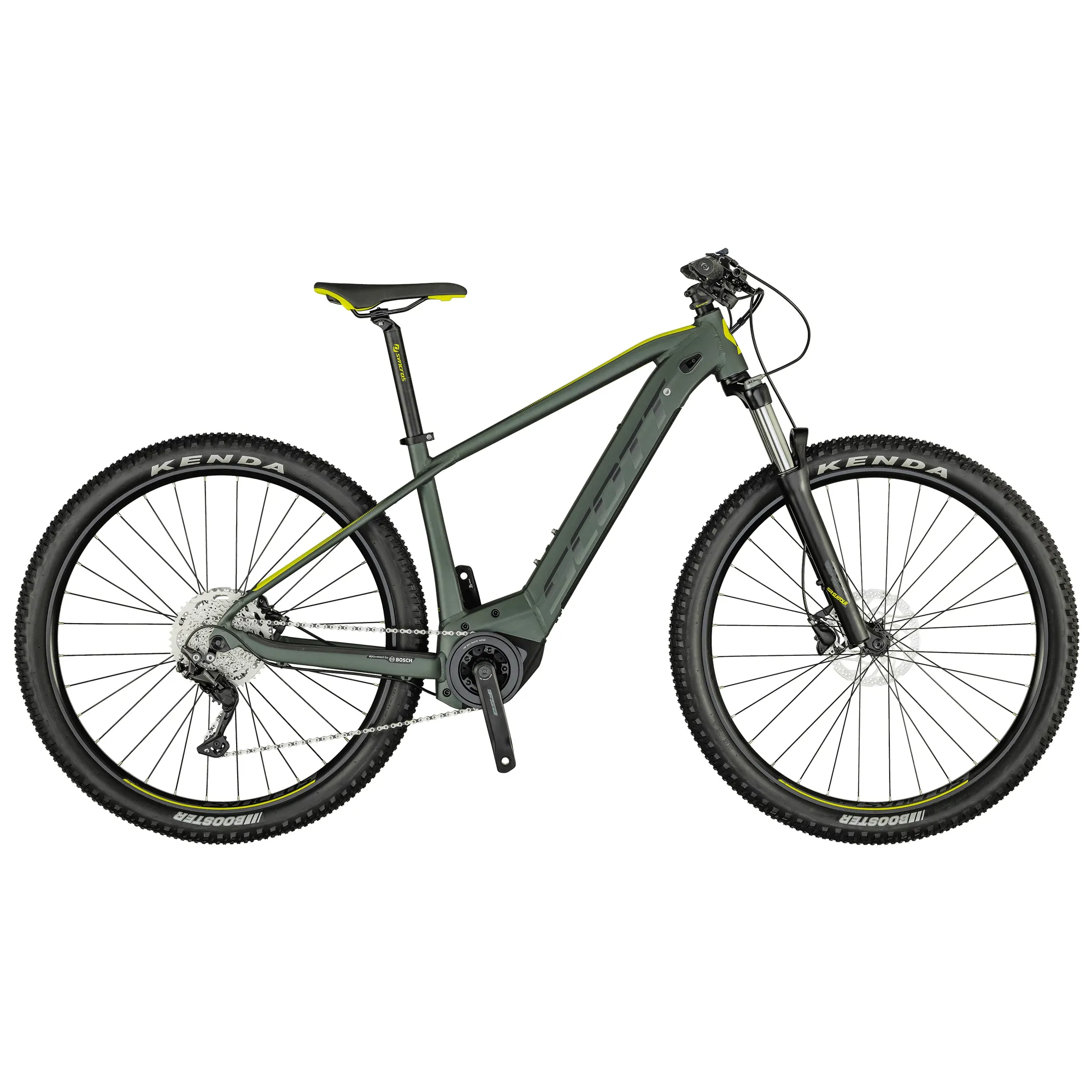 2021 Scott Aspect eRIDE 940 Electric Mountain Bike in Green