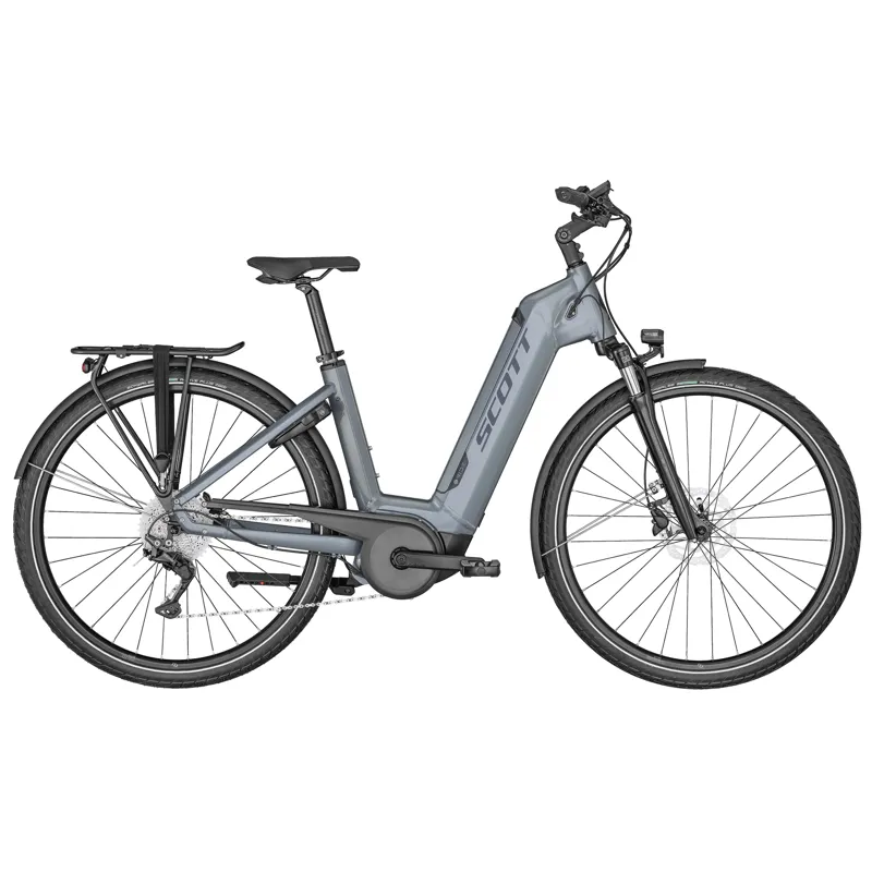 2022 Scott Sub Tour eRIDE 10 Electric Bike in Grey