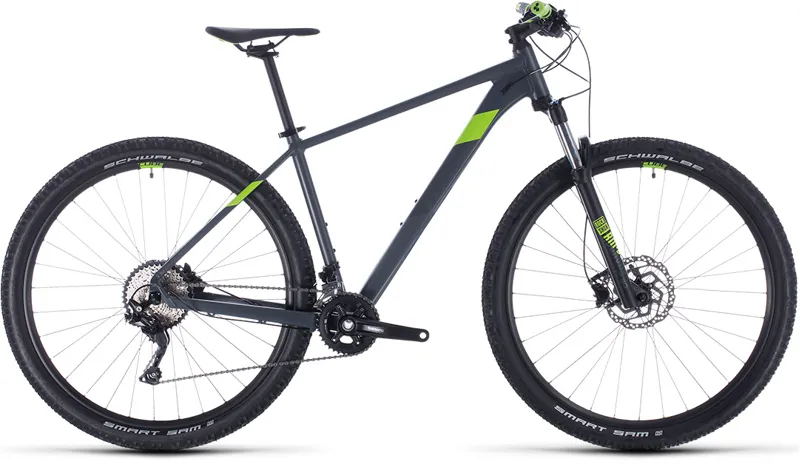 2020 Cube Attention Hardtail Mountain Bike in Grey