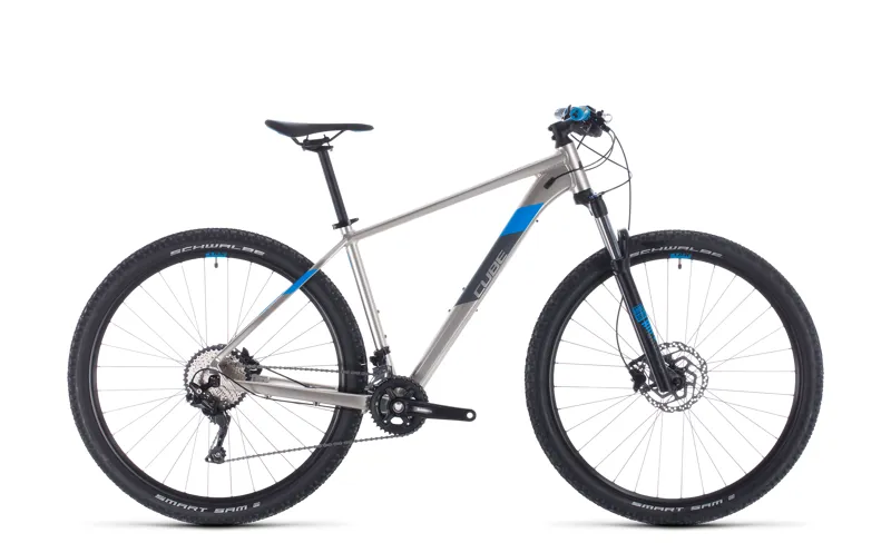 2020 Cube Attention Hardtail Mountain Bike in Silver
