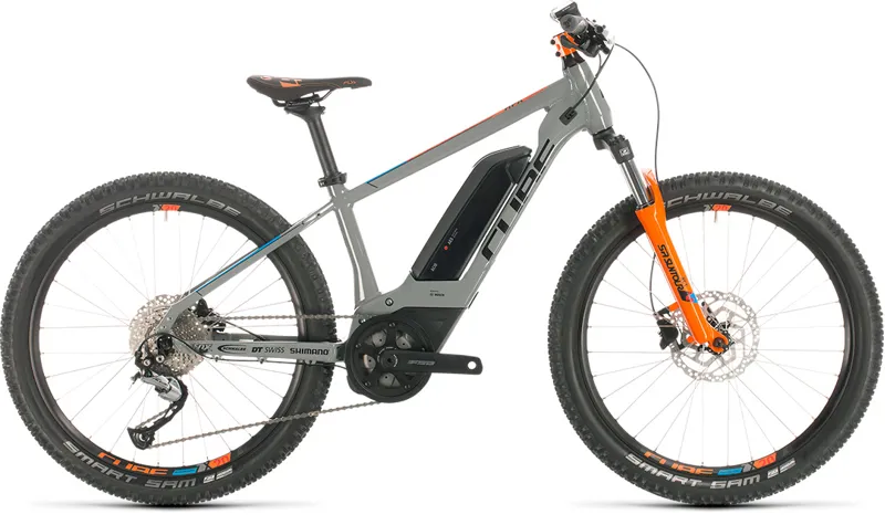 2020 Cube Acid 240 Hybrid Youth 400 ACT eMountain Bike in Grey