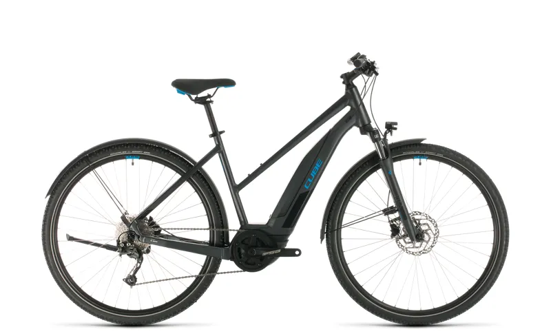 2020 Cube Nature Hybrid One 500 Allroad Electric Bike in Grey