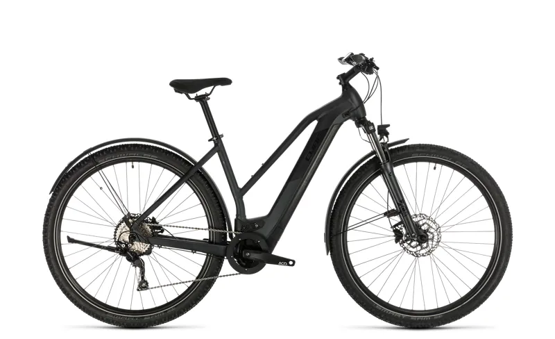 2020 Cube Cross Hybrid Pro 625 Allroad Electric Hybrid Bike in Black