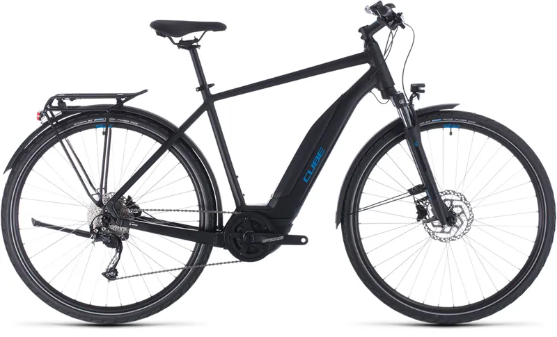 2020 Cube Touring Hybrid One 500 Electric Hybrid Bike in Black