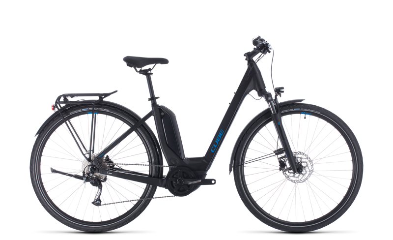 2020 Cube Touring Hybrid One 500 Electric Hybrid Bike in Black