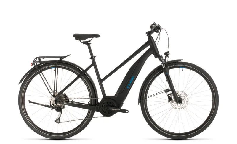 2020 Cube Touring Hybrid One 500 Electric Hybrid Bike in Black