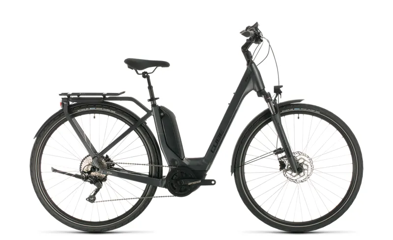 2020 Cube Touring Hybrid Pro 500 Electric Hybrid Bike in Black