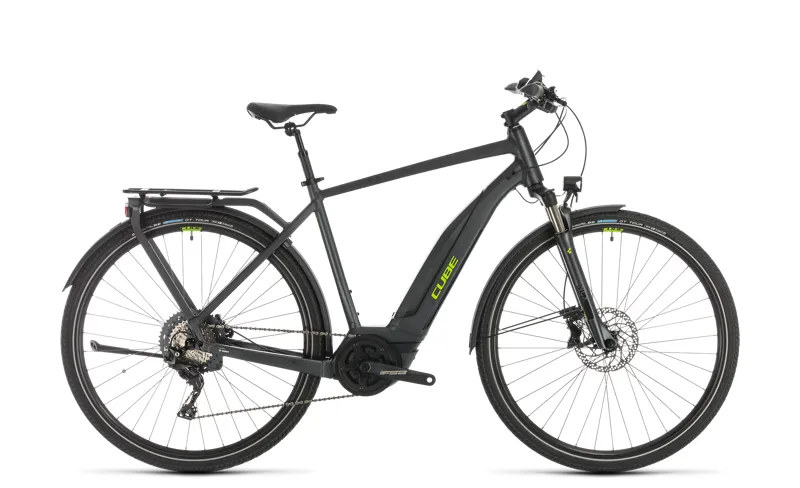 2020 Cube Touring Hybrid EXC 500 Electric Hybrid Bike in Grey