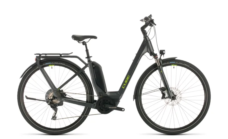 2020 Cube Touring Hybrid EXC 500 Electric Hybrid Bike in Grey