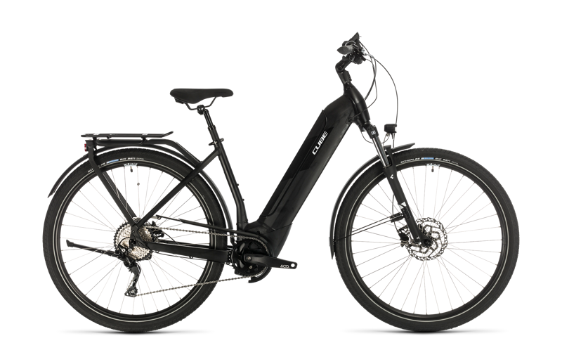 2020 Cube Kathmandu Hybrid Pro 625 Electric Hybrid Bike in Black