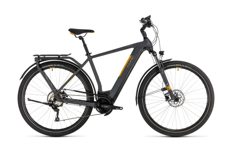 2020 Cube Kathmandu Hybrid Pro 625 Electric Hybrid Bike in Grey