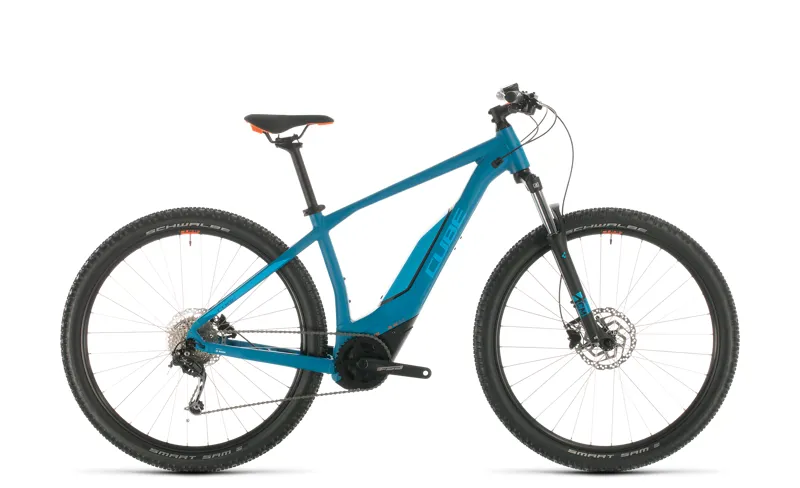 2020 Cube Acid Hybrid One 500 29 Hardtail eMountain Bike in Blue