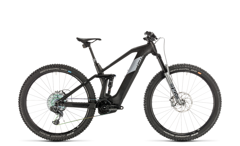 2020 Cube Stereo Hybrid 140 Hpc Slt 625 Carbon Electric FS MTB in Grey