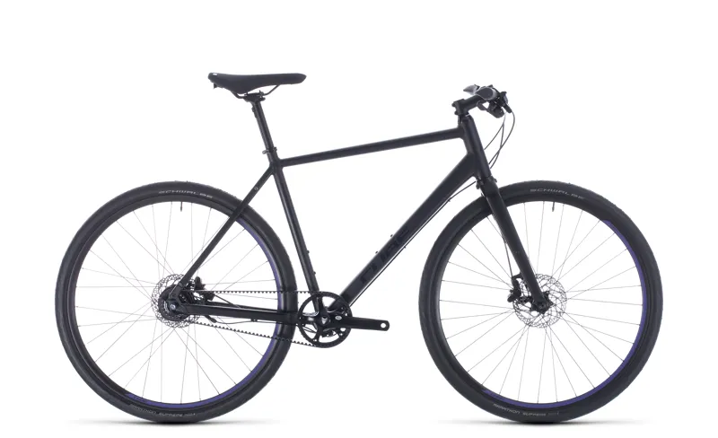 2020 Cube Editor Flat Bar Urban Hybrid Bike in Black