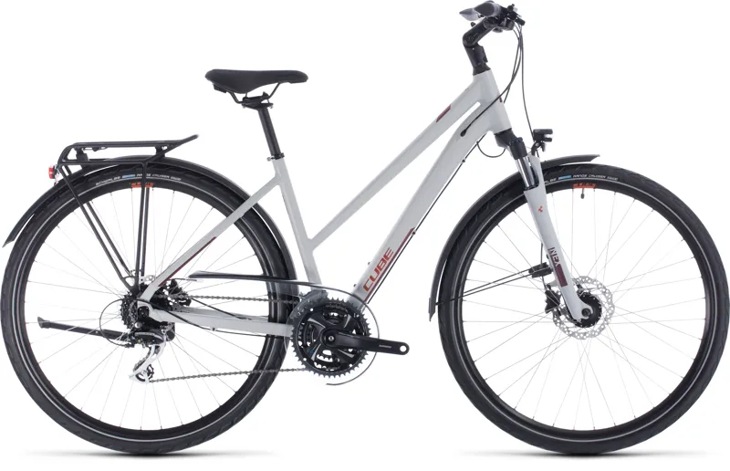 2020 Cube Touring Pro Hybrid Bike in Grey