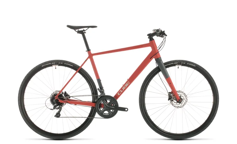 2020 Cube SL Road Flat Bar Road Bike in Red