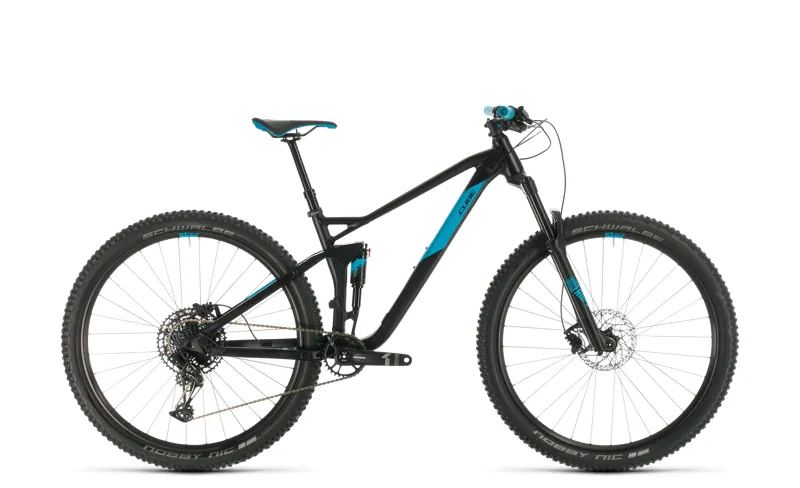 2020 Cube Stereo 120 Pro 29 Full Suspension Mountain Bike in Black