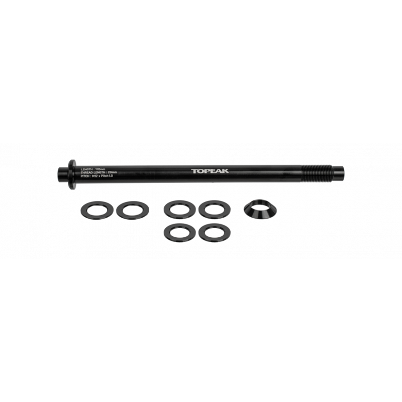 Topeak Zi:Rak Thru-Axle in Black