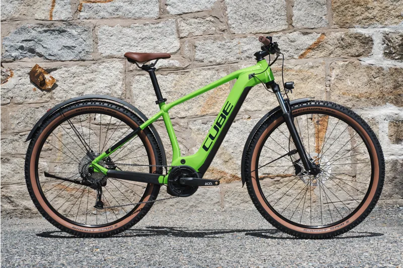 2022 Cube Reaction Hybrid Performance 625 Electric Mountain Bike Green-6