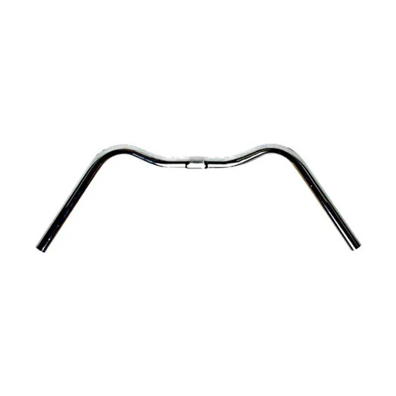 Oxford Northroad Steel Handlebar in Silver