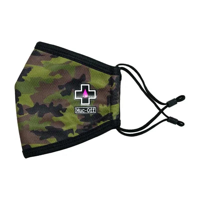 MUC-OFF REUSABLE FACE MASK WOODLAND CAMO - L-1