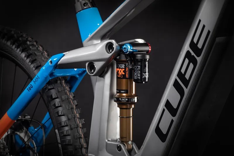 2020 Cube Stereo Hybrid 160 Hpc ACT 625 Carbon Electric FS MTB in Grey-4