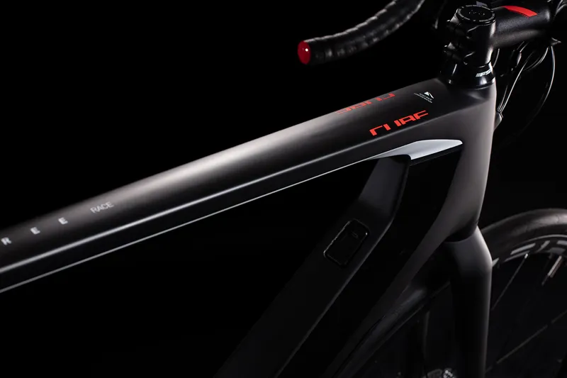 2020 Cube Agree Hybrid c:62 Race Carbon Electric Road Bike in Grey-4