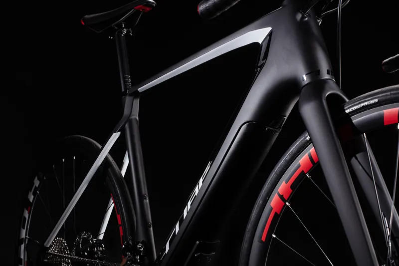 2020 Cube Agree Hybrid c:62 Race Carbon Electric Road Bike in Grey-3