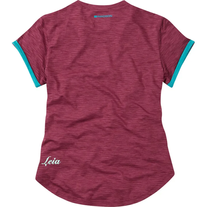Madison Leia Short Sleeved Womens Jersey in Red-1