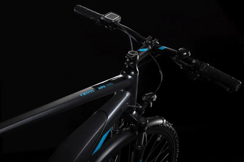 2019 Cube Cross Hybrid One 400 Allroad Electric Bike in Grey-2