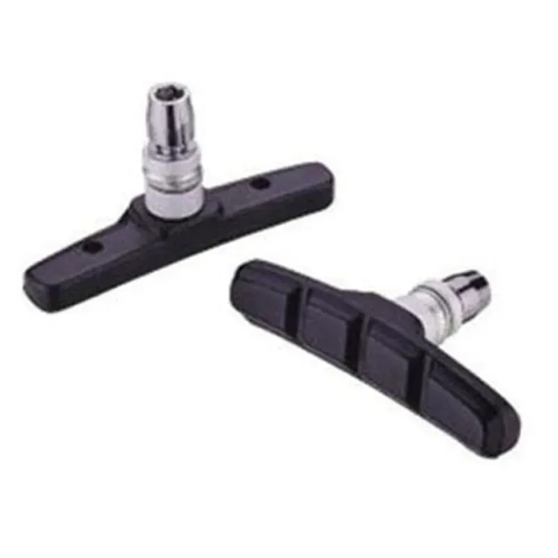 Ashima One-piece Replacement 70mm V-brake Pads 2-pack in Black/Silver