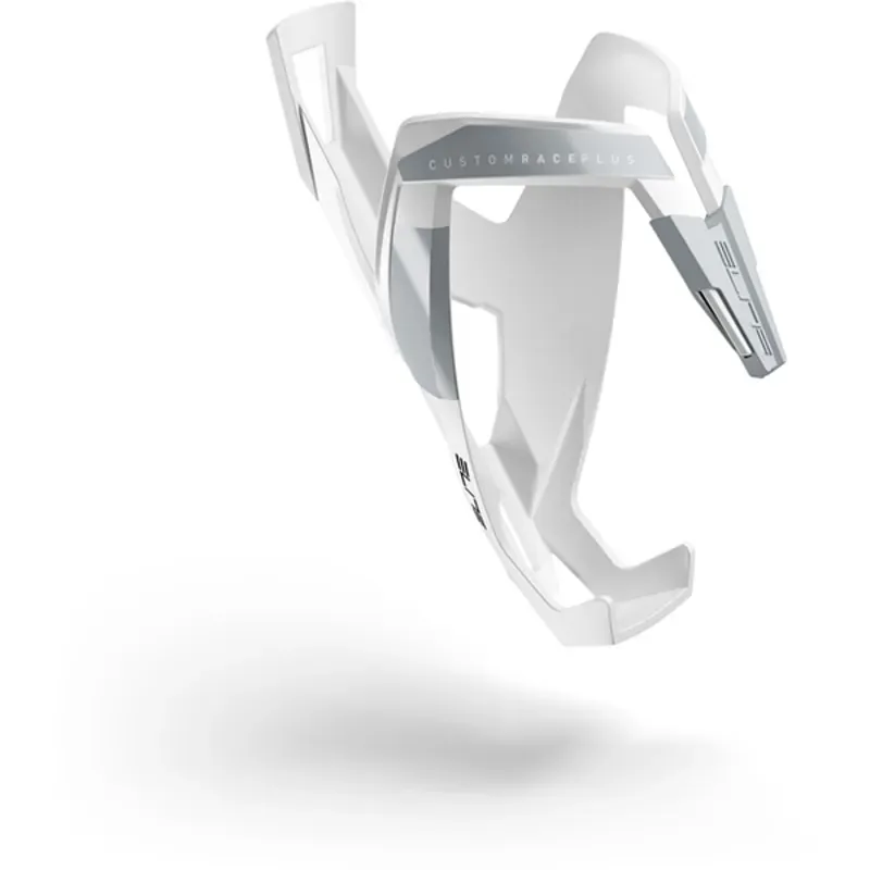 Elite Custom Race Plus Resin Water Bottle Cage In White