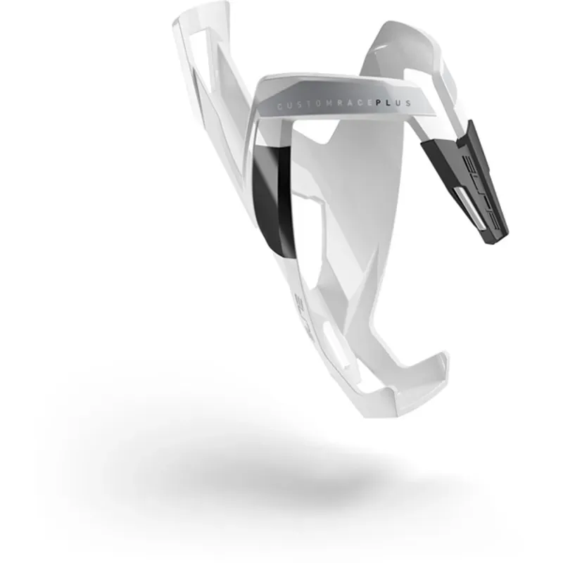 Elite Custom Race Plus Resin Water Bottle Cage In White