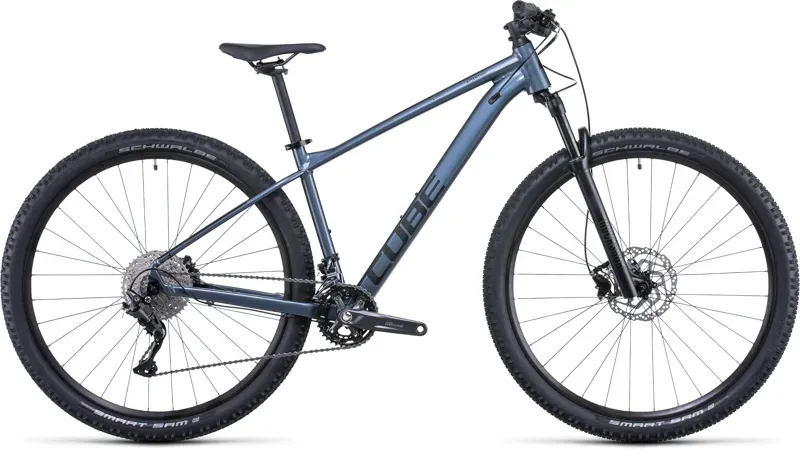 2022 Cube Attention Hardtail Mountain Bike in Blue