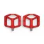 Acid Flat C1-IB Pedals in Red