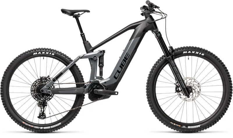 2021 Cube Stereo Hybrid 160 HPC SL 625 Mountain Bike in Black