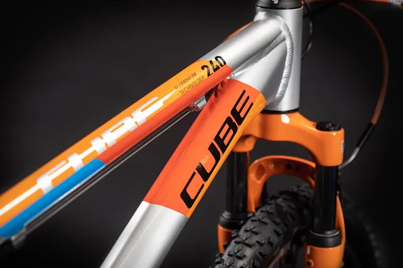 2021 Cube Acid 240 Action Team Childs Bike in Grey-5