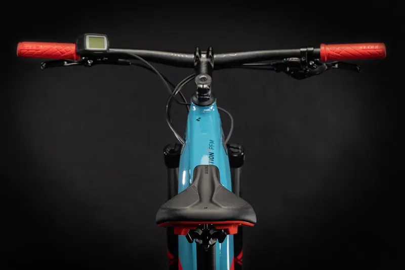 2021 Cube Reaction Hybrid Performance 625 Electric Bike in Blue-1