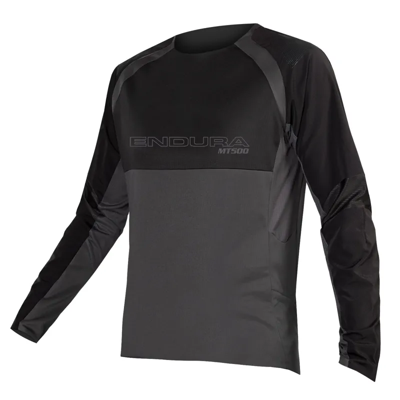 Endura MT500 Burner Long Sleeved MTB Jersey in Black