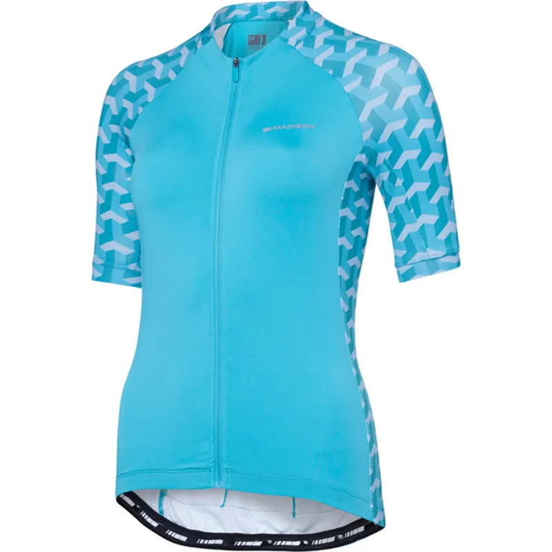 Madison Sportive Short Sleeved Womens Jersey in Blue