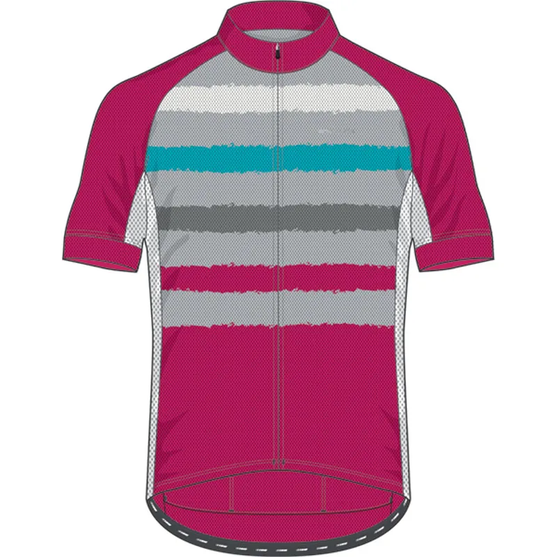 Madison Sportive Short Sleeved Youth Jersey in Pink