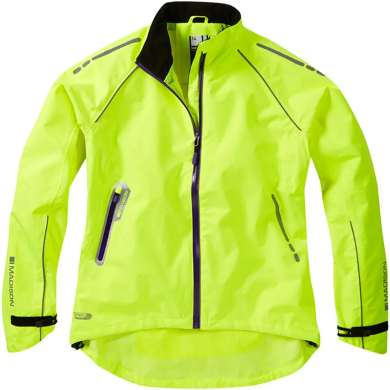 Madison Prima Womens Waterproof Jacket in Yellow