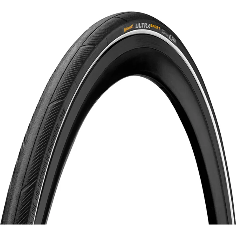 Continental Ultra Sport III 700x23 Folding Tyre in White