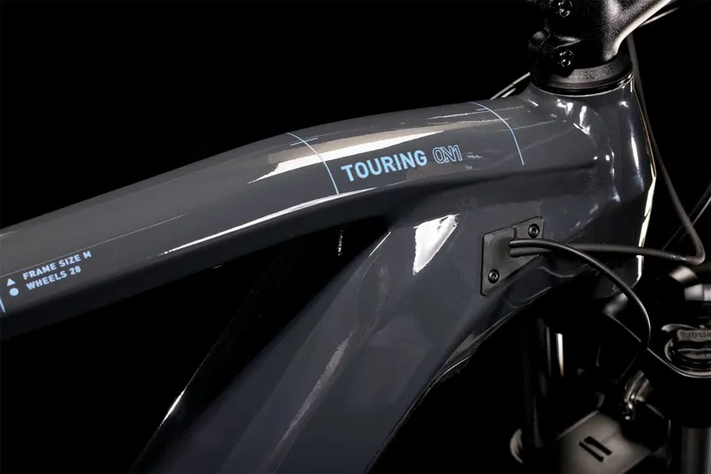 2022 Cube Touring Hybrid One 500 Bike in Blue-4